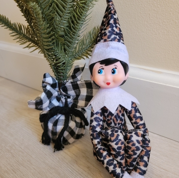 Hobby Lobby Holiday Leopard Elf Cheetah Girl Elf Christmas Holiday
